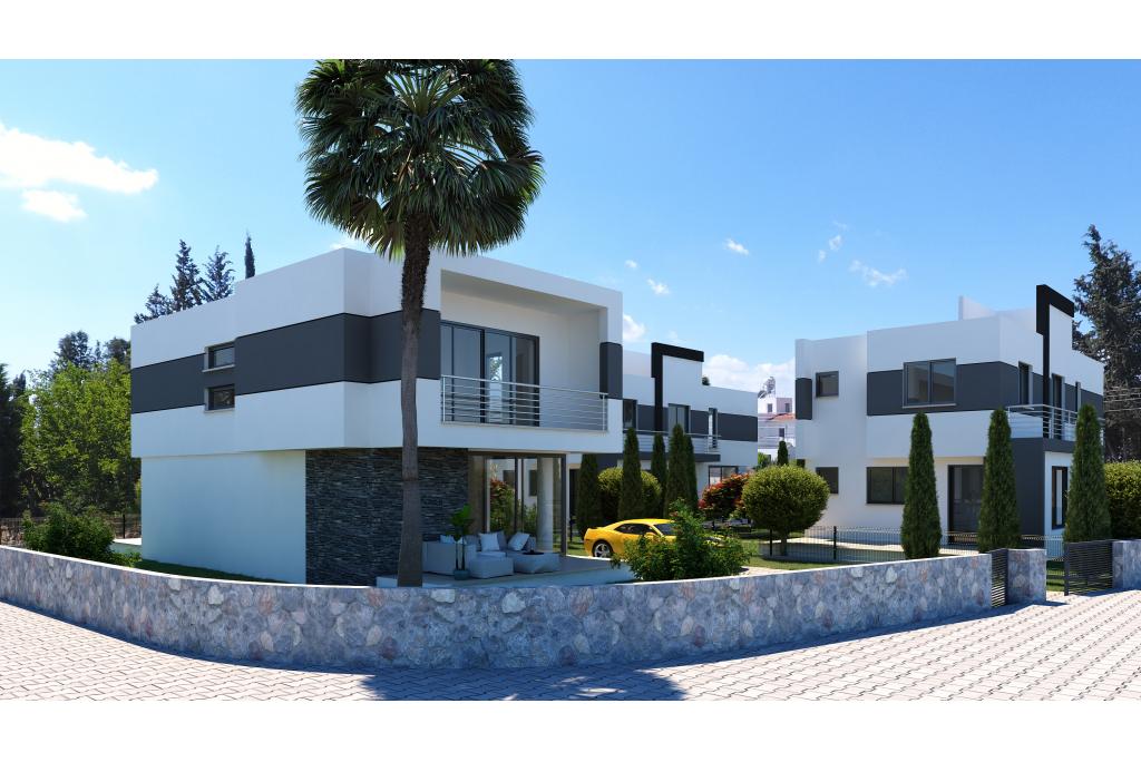 180 m2 3+1 DUPLEX VILLA on a 450 m2 Plot in Nicosia Kanlıköy 135.000 STG